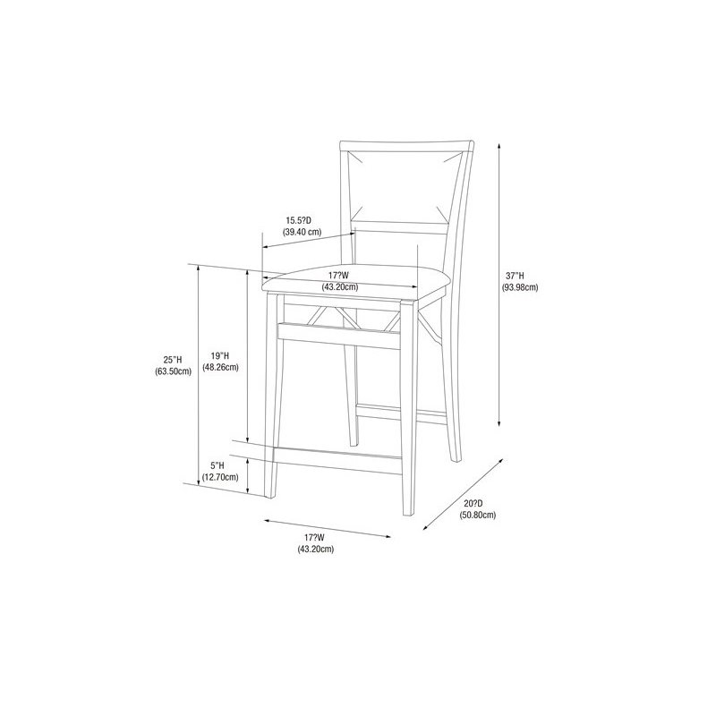 Riverbay Furniture Wood 24