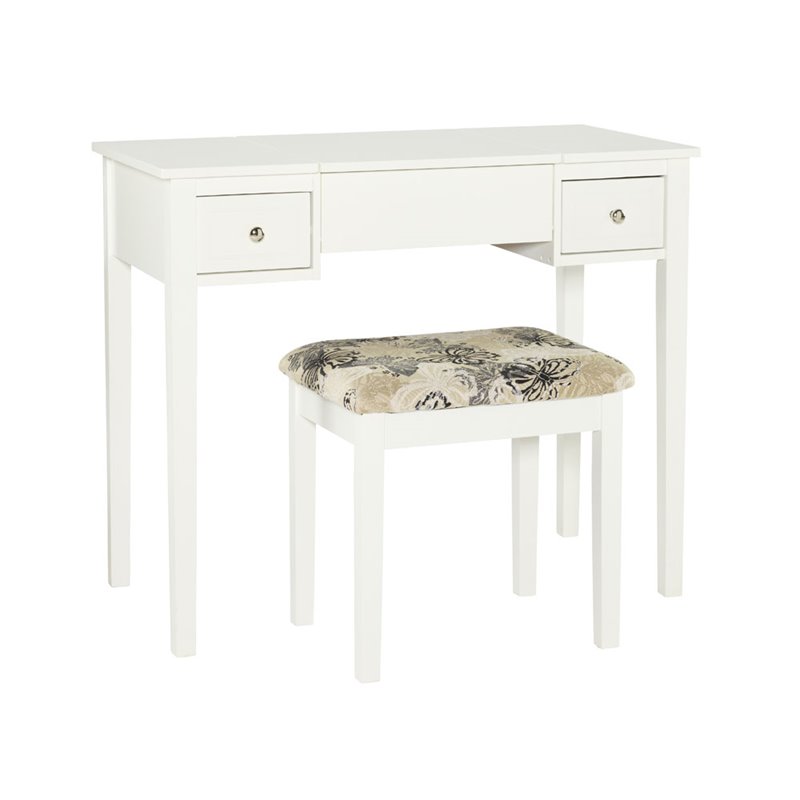 Riverbay Furniture Set with White Bench in White