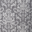Riverbay Furniture 18.25'' Modern Fabric Floral Pattern Slipper Chair in Gray