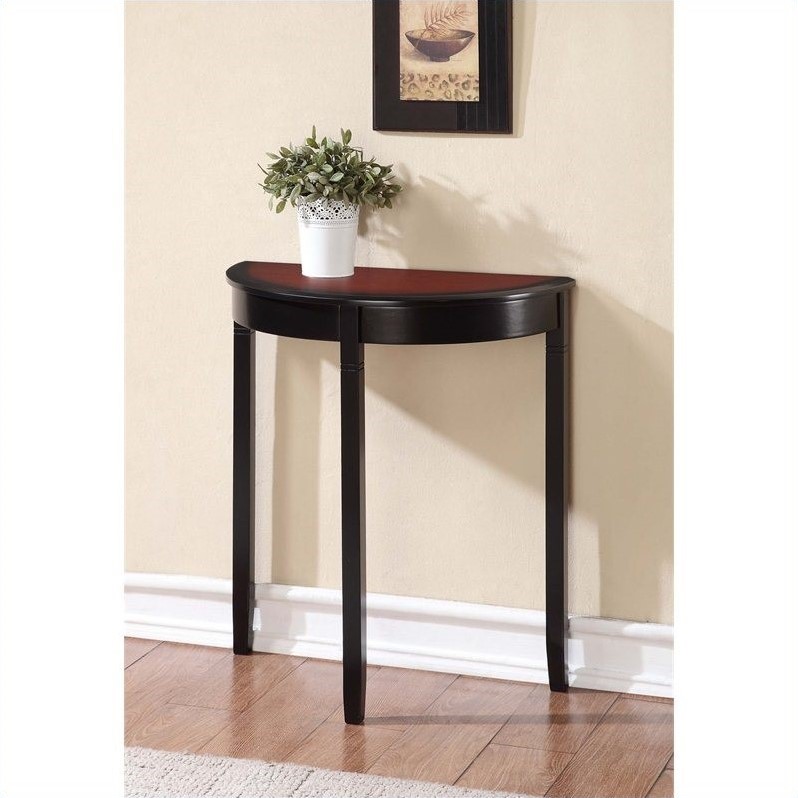 Riverbay Furniture Console Table in Black Cherry