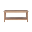 Riverbay Furniture Wooden Coffee Table in Rustic Driftwood