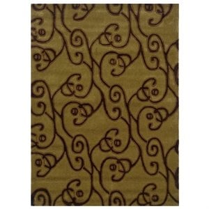Riverbay Furniture 5' x 7' Hand Tufted Rug in Green