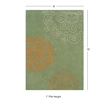 Riverbay Furniture 8' x 10' Hand Tufted Rug in Pale Green