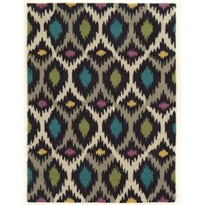 Riverbay Furniture 5' x 7' Hand Tufted Rug in Gray
