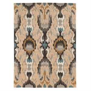 Riverbay Furniture 5' x 7' Hand Tufted Rug in Gray