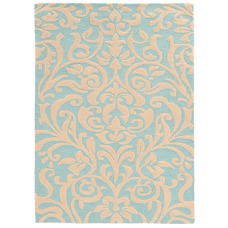 Riverbay Furniture 8' x 10' Hand Tufted Rug in Aqua