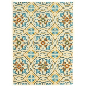 Riverbay Furniture 5' x 7' Hand Tufted Rug in Ivory