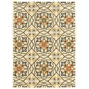 Riverbay Furniture 5' x 7' Hand Tufted Rug in Ivory