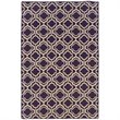 Riverbay Furniture 5' x 8' Hand Woven Double Quatrefoil Wool Rug