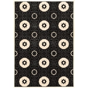 Riverbay Furniture 5'3&quot x 7'6&quot Rug in Black
