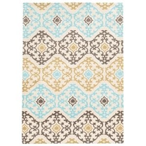 Riverbay Furniture 8' x 10' Hand Tufted Rug in Gray and Yellow