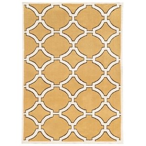 Riverbay Furniture 8' x 10' Hand Tufted Rug in Goldenrod