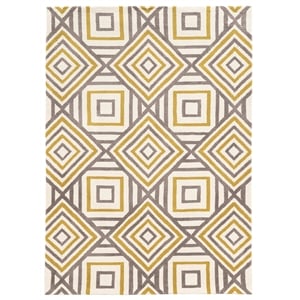 Riverbay Furniture 8' x 10' Hand Tufted Rug in Ivory and Gray