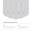 Riverbay Furniture Transitional Wood Outdoor Adirondack Side Table in White