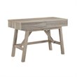 Riverbay Furniture 2-Drawer Small Transitional Wood Space Desk in Gray Wash