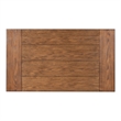 Riverbay Furniture Transitional Wood Desk with 2 Shelves in Brown Stained/Black