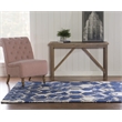 Riverbay Furniture 8' x 11' Hand Tufted Rug in Ivory and Navy