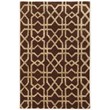 Riverbay Furniture 5' x 8' Hand Tufted Rug in Brown and Sand