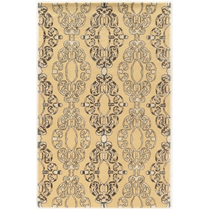 Riverbay Furniture 5' x 8' Hand Tufted Rug in Cream and Blue
