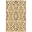 Riverbay Furniture 5' x 8' Hand Tufted Rug in Cream and Blue
