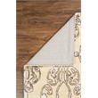 Riverbay Furniture 5' x 8' Hand Tufted Rug in Cream and Blue