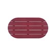 Riverbay Furniture Transitional Wood Outdoor Coffee Table in Red