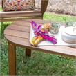 Riverbay Furniture Transitional Wood Outdoor Coffee Table in Brown