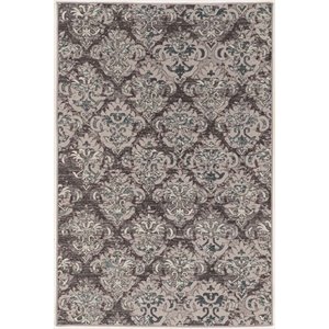 Riverbay Furniture 9' x 12' Power Loomed Rug in Gray