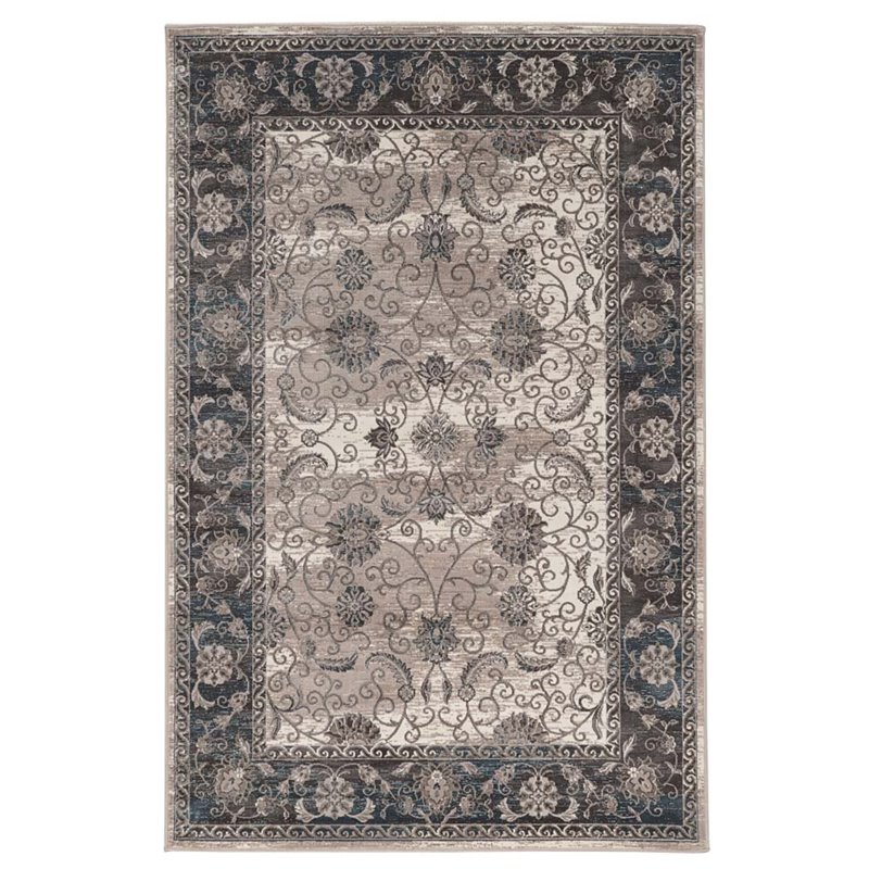 Riverbay Furniture 2' x 3' Power Loomed Rug in Ivory