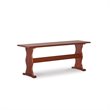 Riverbay Furniture Wood Brown 3Pc Patio Corner Table Booth Bench Dining Set