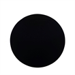 Riverbay Furniture Round Transitional Plastic Accent Table in Black