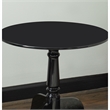 Riverbay Furniture Round Transitional Plastic Accent Table in Black