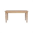 Riverbay Furniture Transitional Wood Dining Table in Light Natural Brown