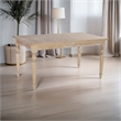 Riverbay Furniture Transitional Wood Dining Table in Light Natural Brown