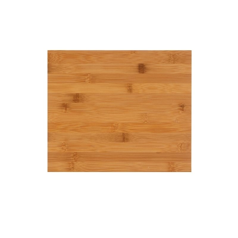 Riverbay Furniture Transitional Bamboo Cabinet with Door & 3 Shelves in Natural
