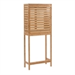 Riverbay Furniture Transitional Bamboo Spacesaver with Sliding Doors in Brown