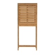 Riverbay Furniture Transitional Bamboo Spacesaver with Sliding Doors in Brown
