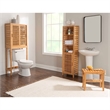 Riverbay Furniture Transitional Bamboo Spacesaver with Sliding Doors in Brown