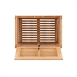 Riverbay Furniture Bamboo Natural Brown Hamper Rectangular 21.75