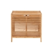 Riverbay Furniture Bamboo Natural Brown Hamper Rectangular 21.75