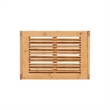 Riverbay Furniture Bamboo Natural Brown Hamper Rectangular 21.75