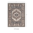 Riverbay Furniture 9' x 12' Rug in Gray and Blue