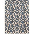 Riverbay Furniture 5' x 7' Hand Tufted Rug in Cream and Blue