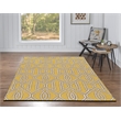 Riverbay Furniture 5' x 7' Hand Tufted Rug in Cream and Yellow