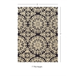 Riverbay Furniture 5' x 7' Hand Tufted Rug in Navy and Cream