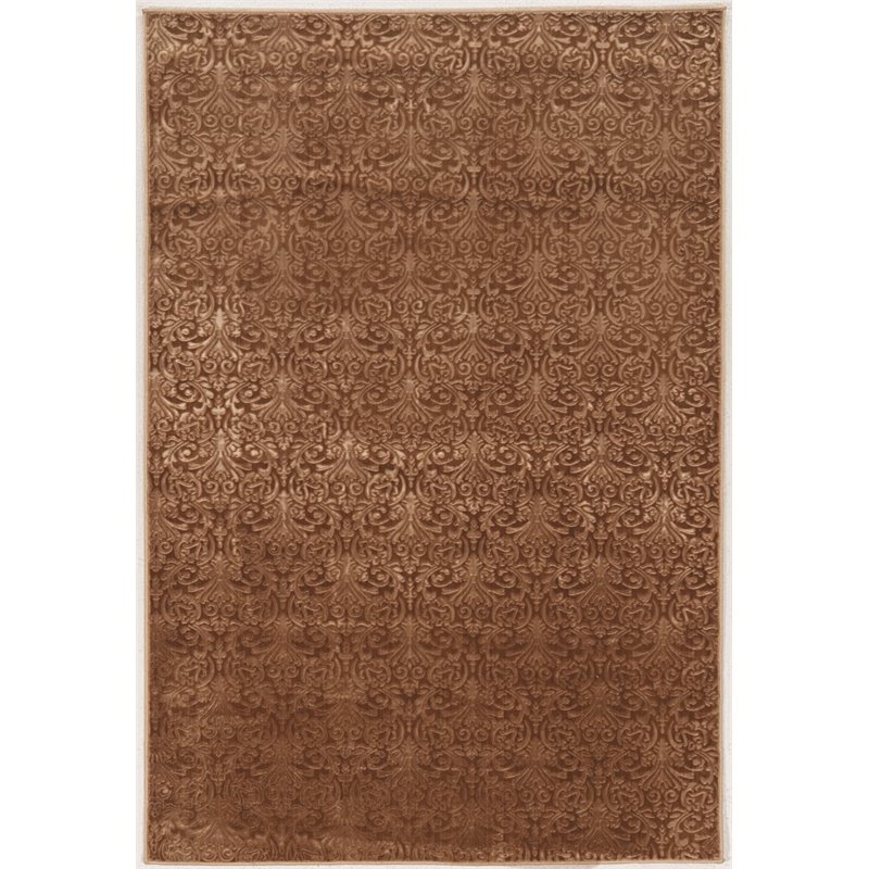 Riverbay Furniture 8' Round Rug in Brown