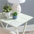 Riverbay Furniture Wood Gray Tray Table Set Rectangular 5 Piece