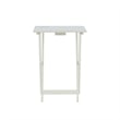 Riverbay Furniture Wood Gray Tray Table Set Rectangular 5 Piece