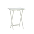 Riverbay Furniture Wood Gray Tray Table Set Rectangular 5 Piece