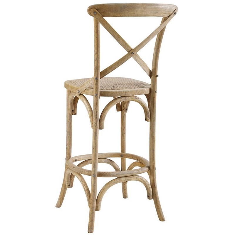 Riverbay Furniture Bar Stool in Gray Wash